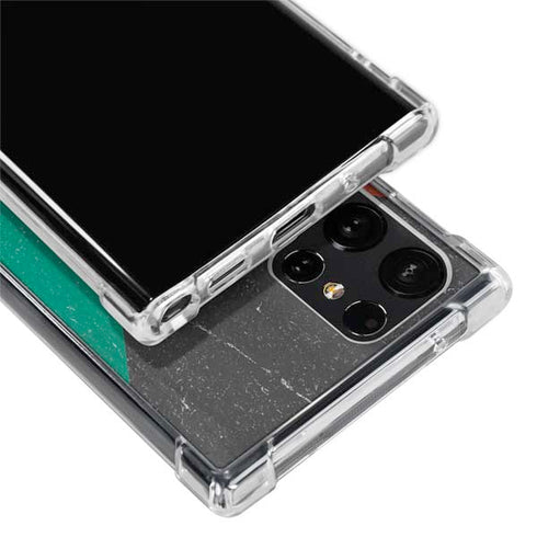Kuwait Flag Distressed Galaxy S24 Ultra Clear Case